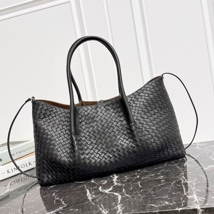 Кожаная двусторонняя сумка тоут Pinacoteca 43 см