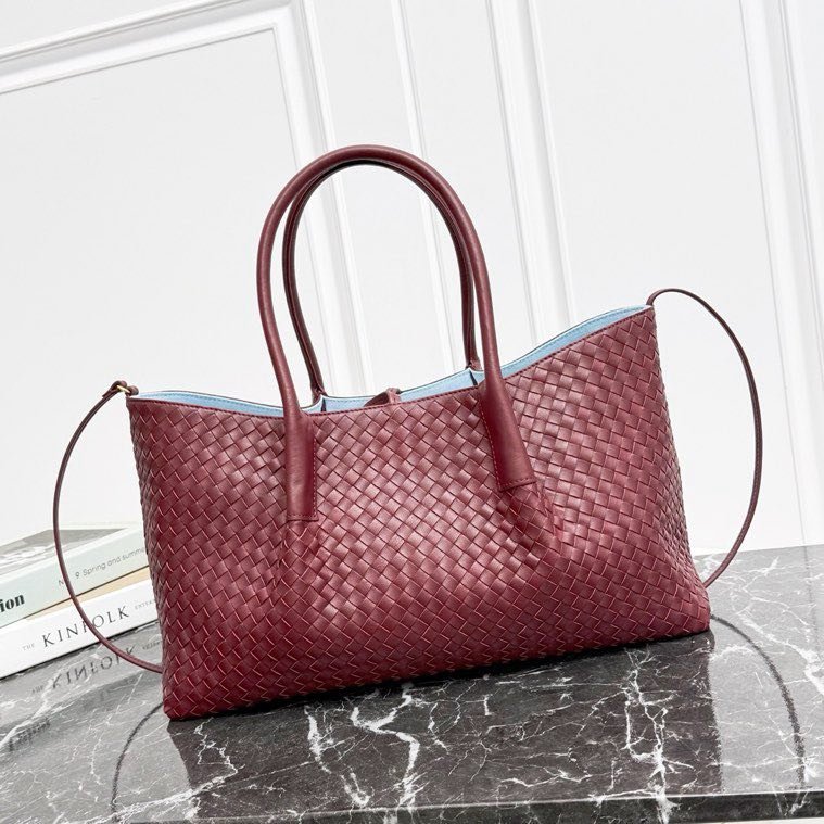 Кожаная двусторонняя сумка тоут Pinacoteca 43 см