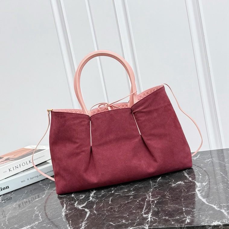 Кожаная двусторонняя сумка тоут Pinacoteca 43 см фото 2