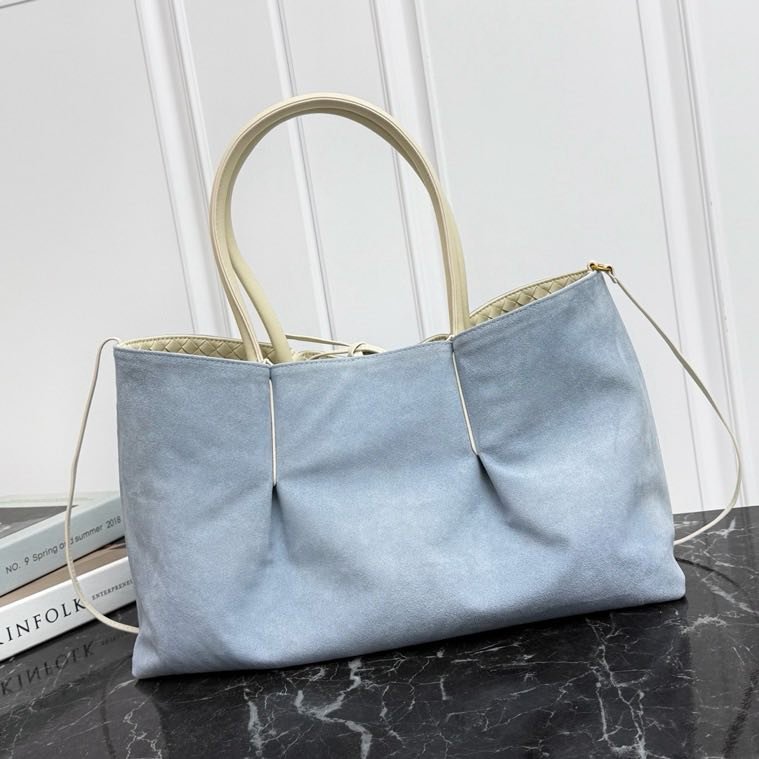 Кожаная двусторонняя сумка тоут Pinacoteca 43 см фото 3