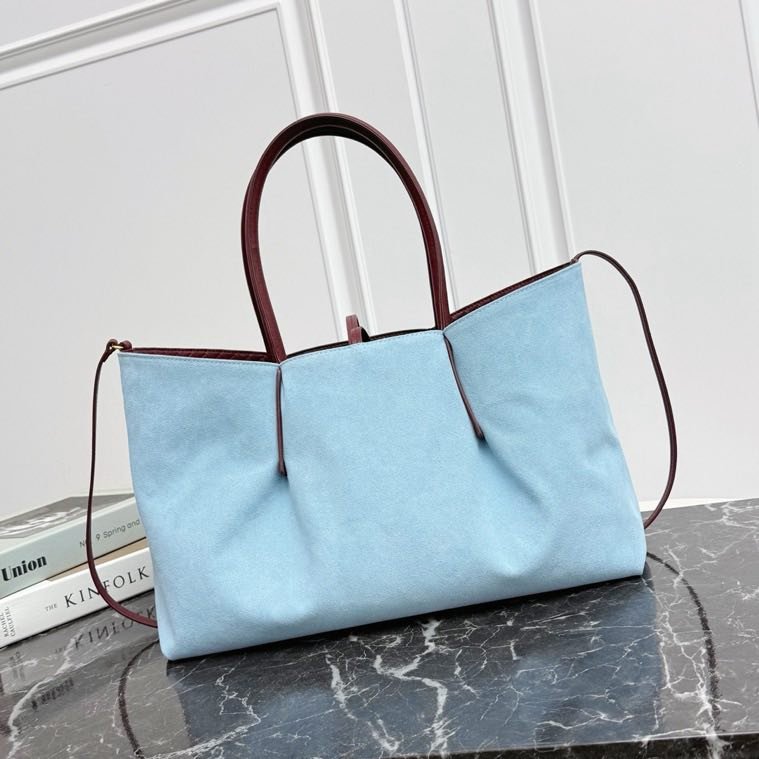 Кожаная двусторонняя сумка тоут Pinacoteca 43 см фото 4