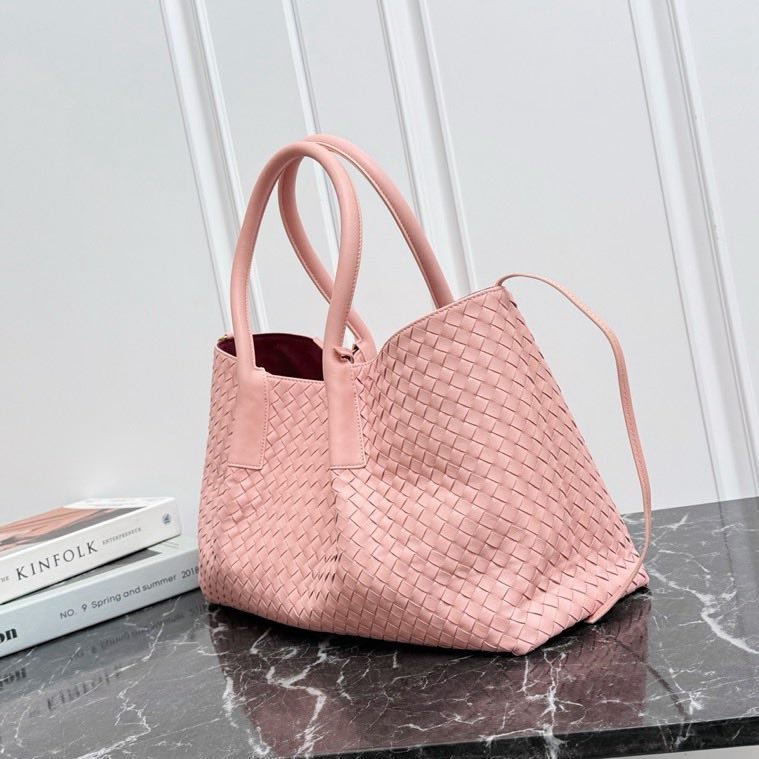 Кожаная двусторонняя сумка тоут Pinacoteca 43 см фото 5