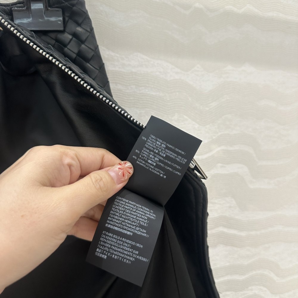 Leather skirt from slit фото 6