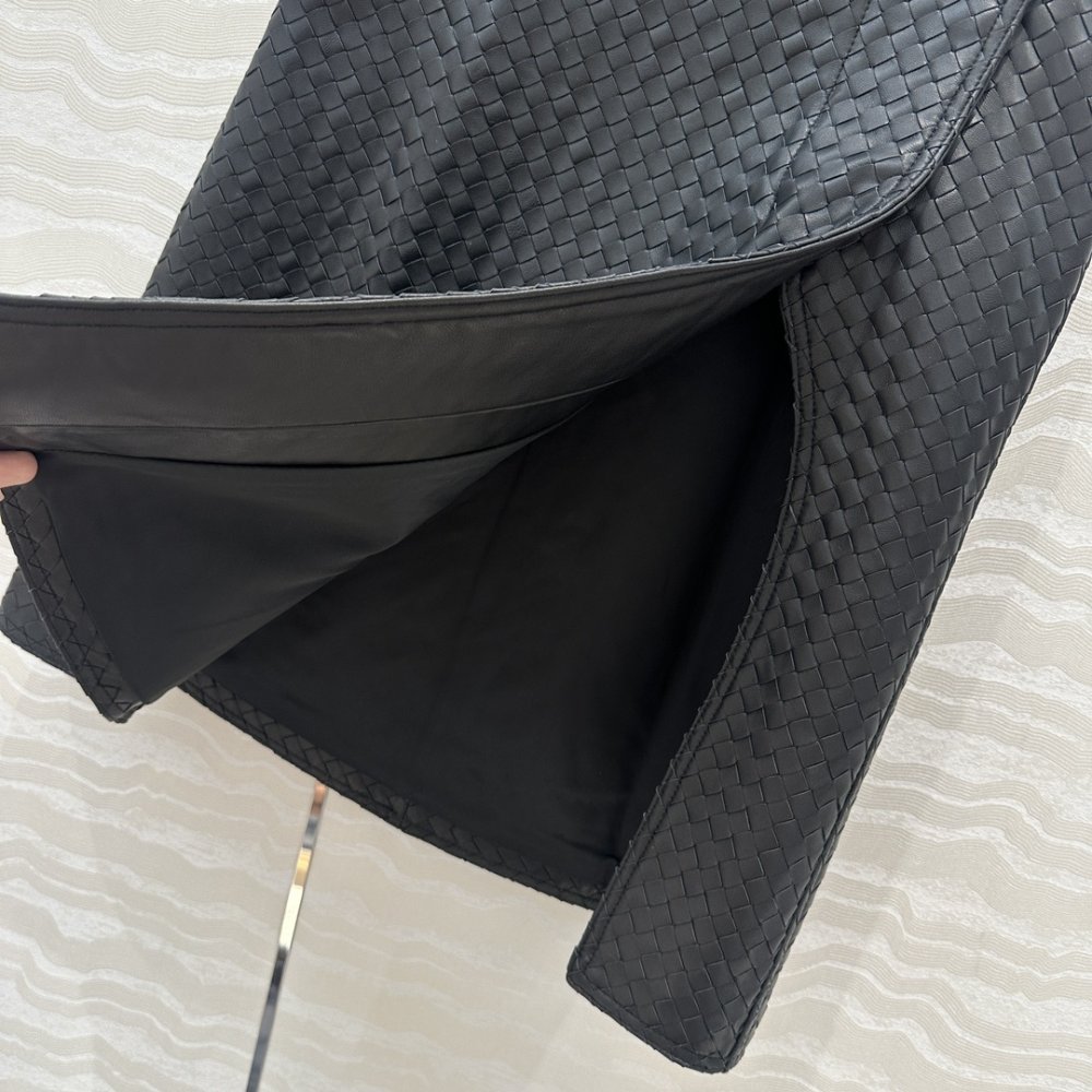 Leather skirt from slit фото 8