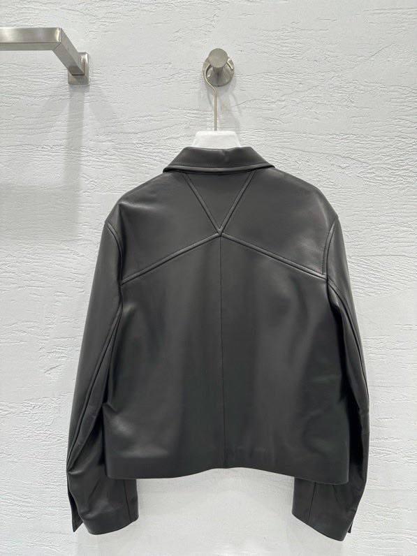 Leather jacket at style retro фото 6