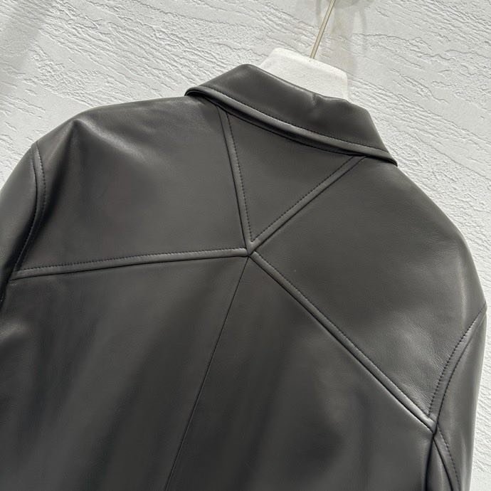 Leather jacket at style retro фото 7