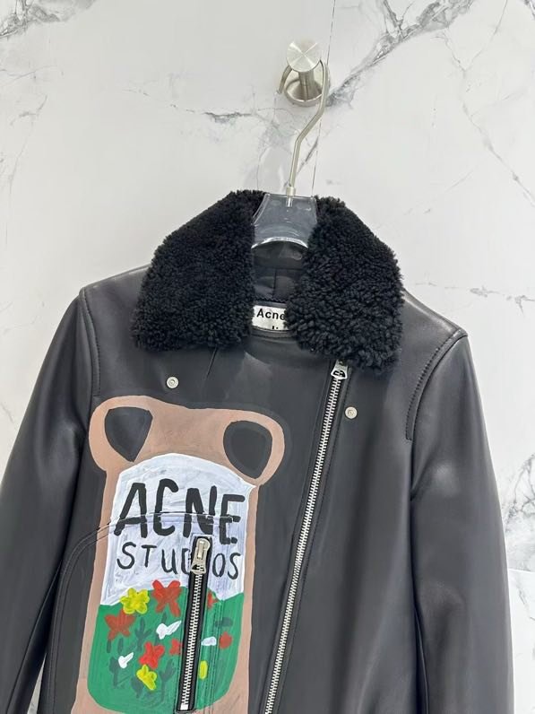 Leather jacket women's фото 4