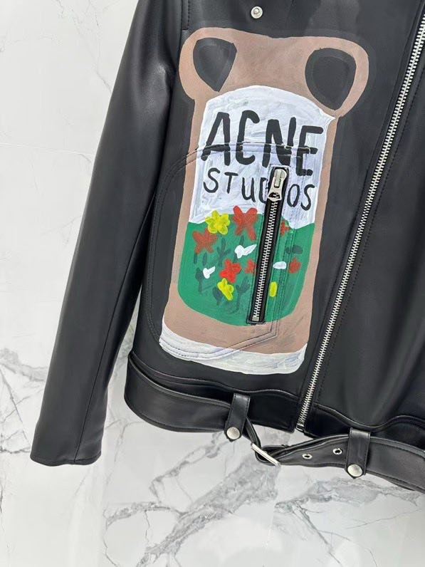 Leather jacket women's фото 5