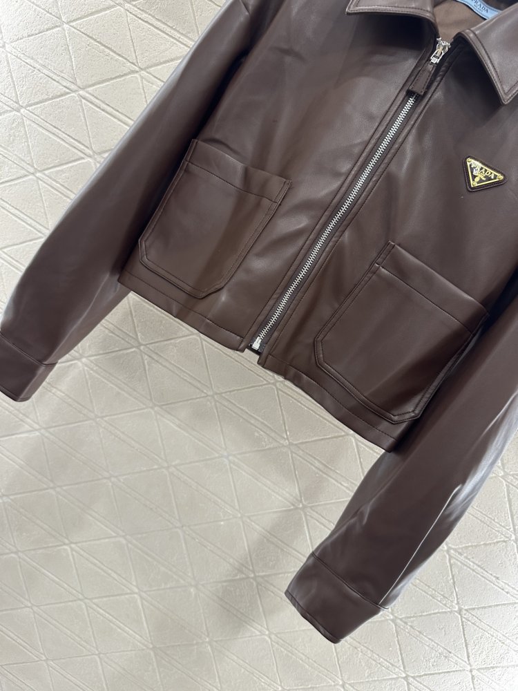 Кожаная куртка женская фото 5