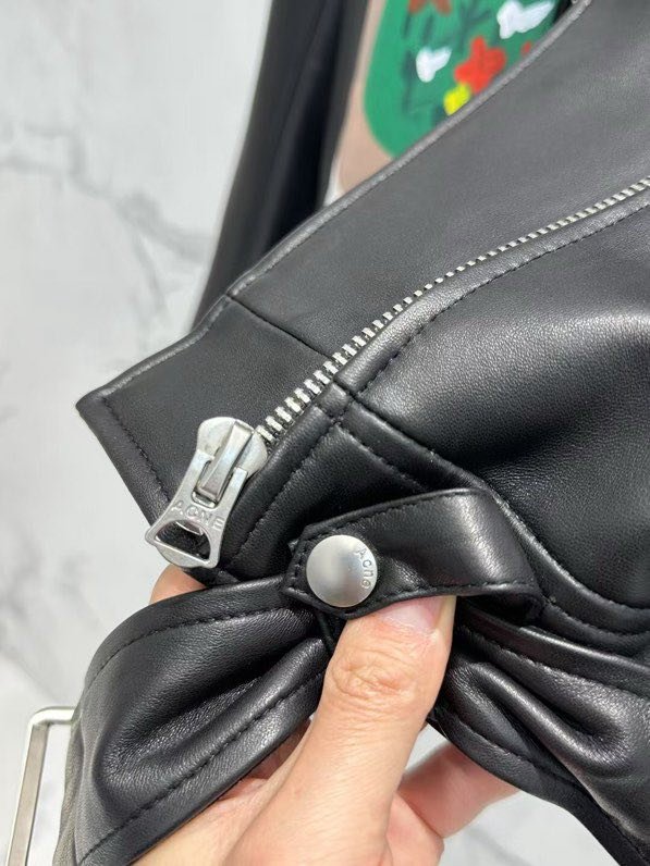 Leather jacket women's фото 6