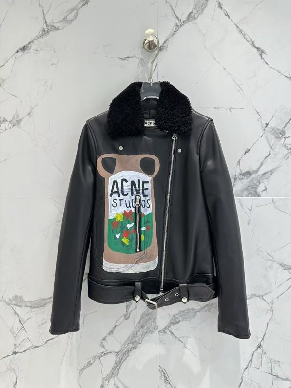 Leather jacket women's фото 7