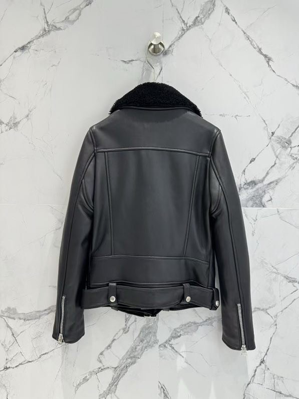 Leather jacket women's фото 8