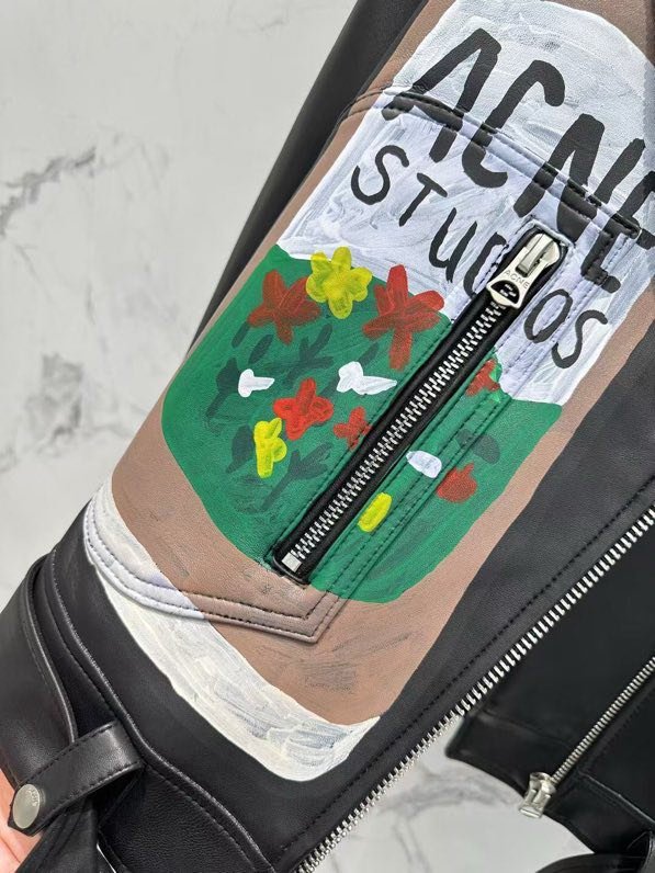 Leather jacket women's фото 9