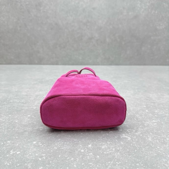 Leather mini a bag bucket фото 3