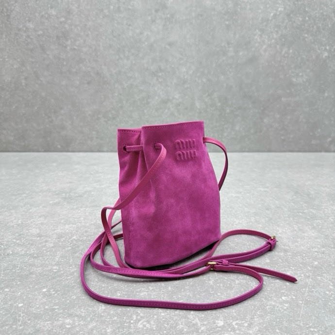 Leather mini a bag bucket фото 7