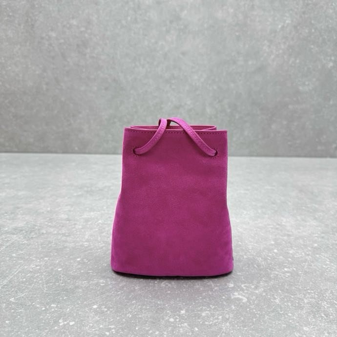 Leather mini a bag bucket фото 8