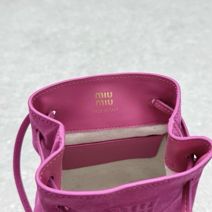 Leather mini a bag bucket фото 9