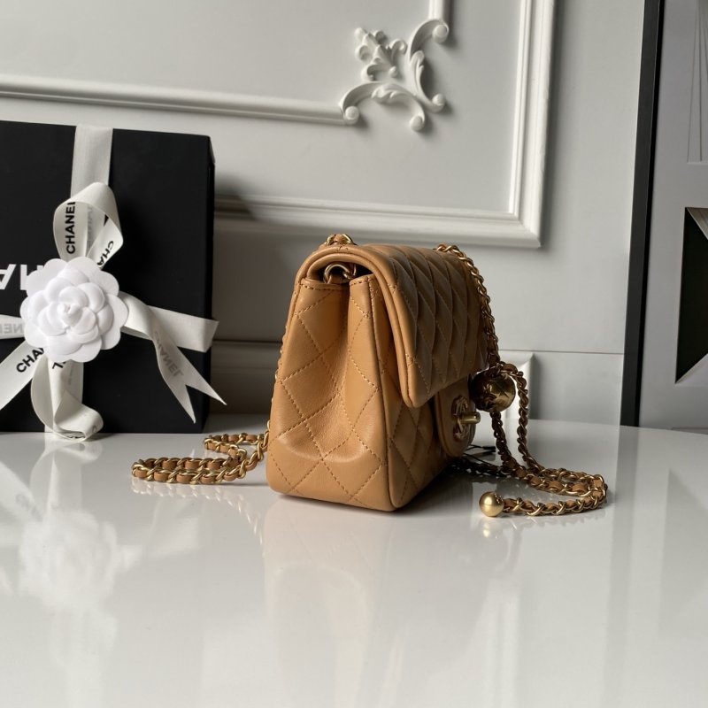 Кожаная мини сумочка Chanel CF 17 см AS1786 фото 4