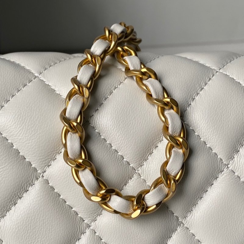 Кожаная мини сумочка Chanel CF 17 см AS1786 фото 6