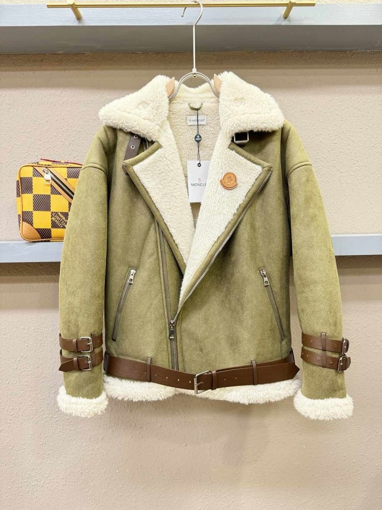 Кожаная мужская дубленка