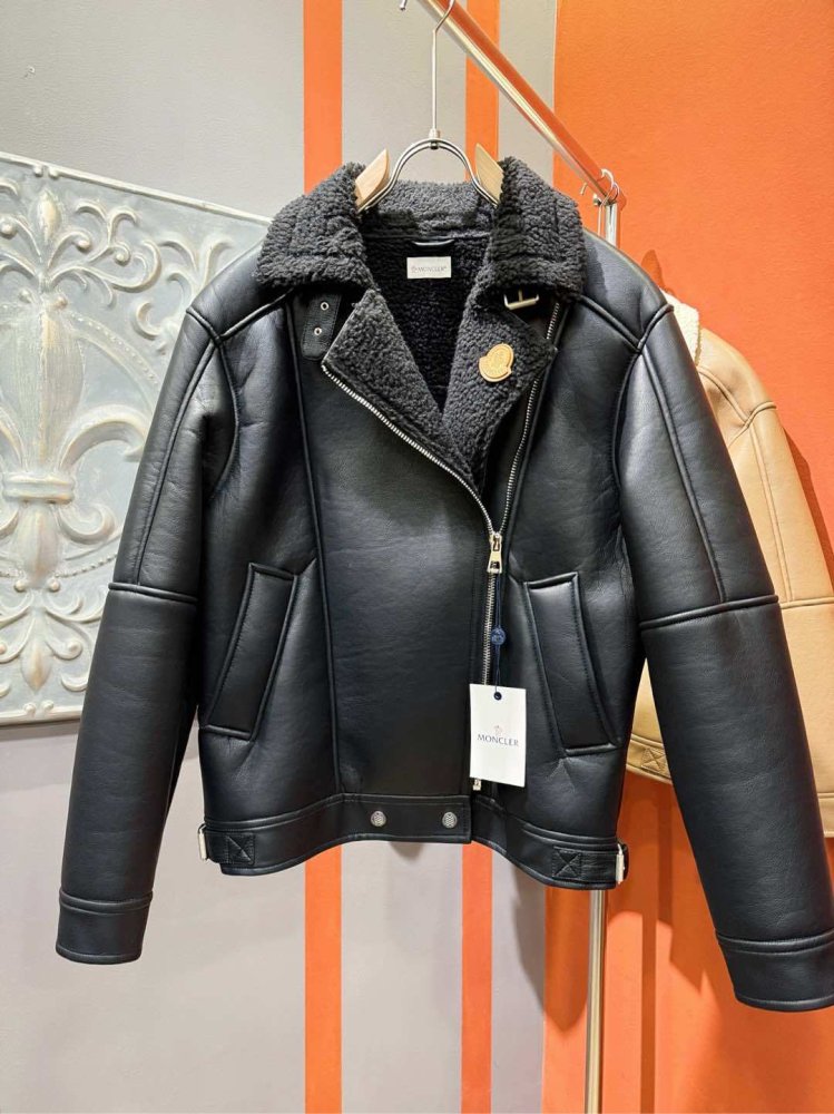 Кожаная мужская дубленка