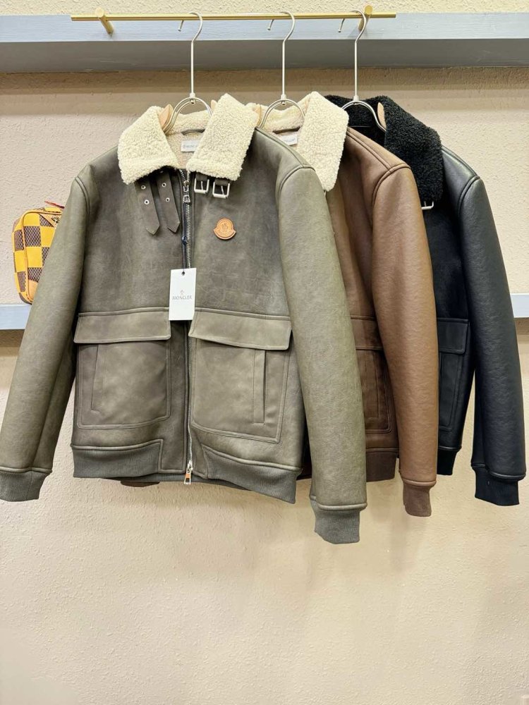 Кожаная мужская дубленка фото 2