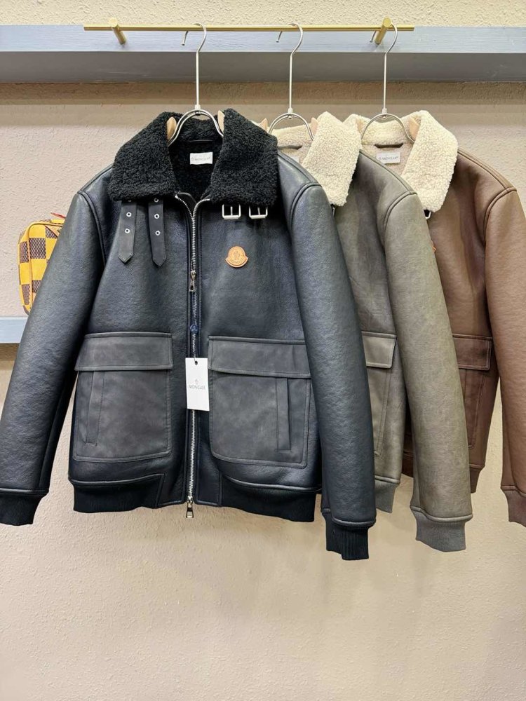 Кожаная мужская дубленка фото 2