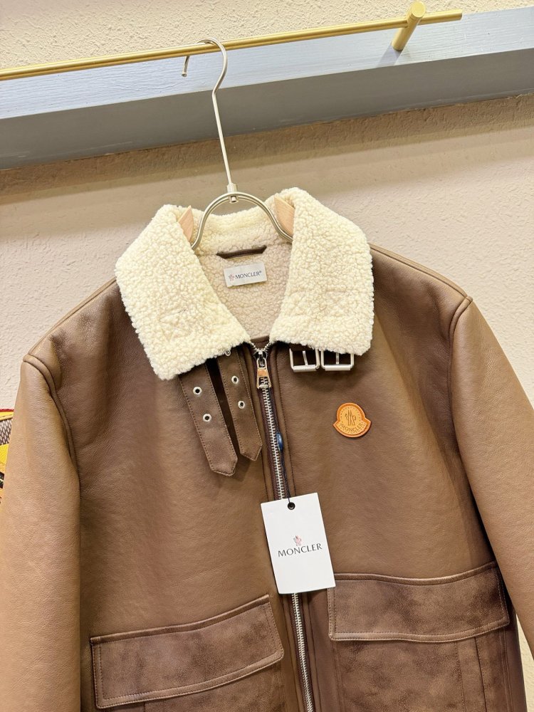 Кожаная мужская дубленка фото 3