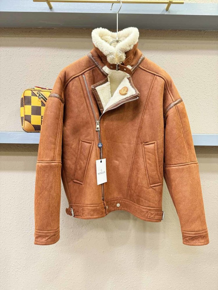 Кожаная мужская дубленка фото 5