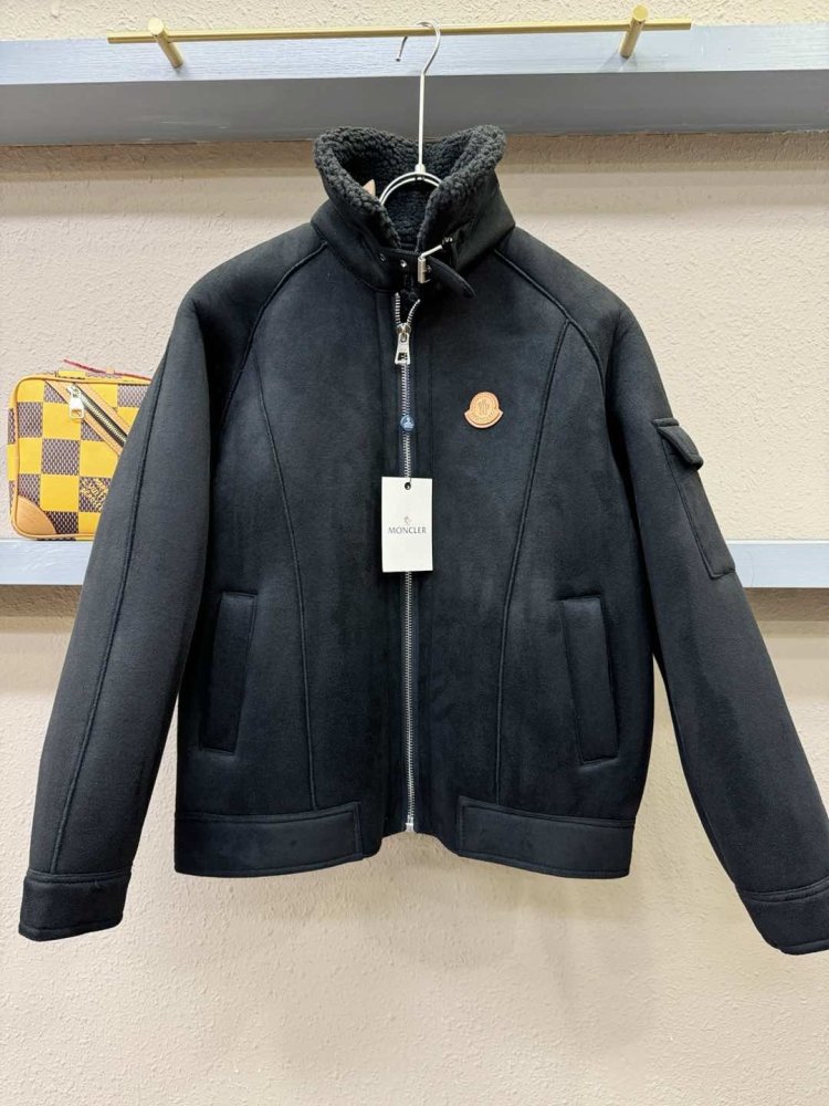 Кожаная мужская дубленка фото 6