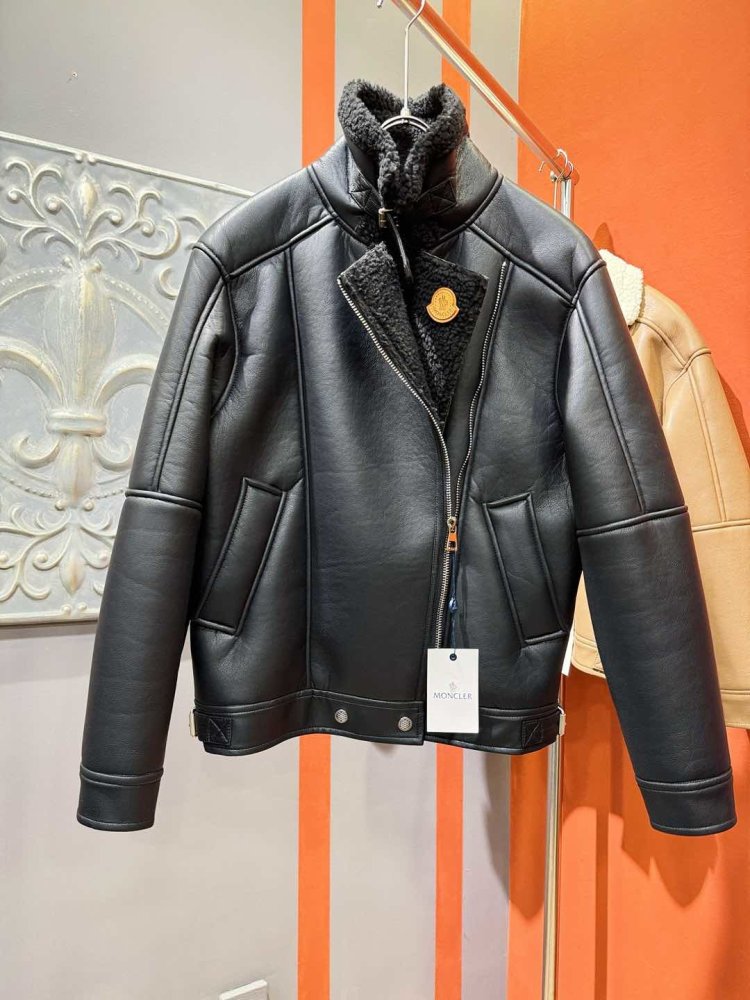 Кожаная мужская дубленка фото 7