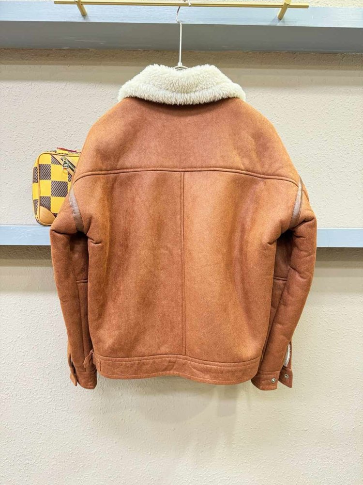 Кожаная мужская дубленка фото 9