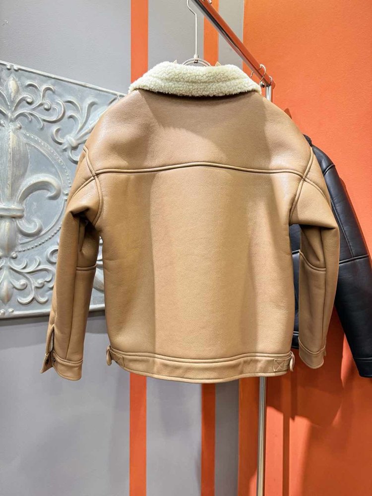 Кожаная мужская дубленка фото 9