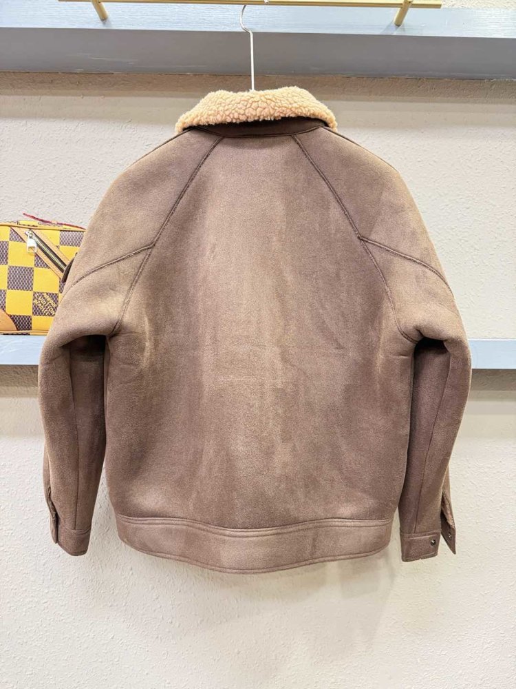 Кожаная мужская дубленка фото 9