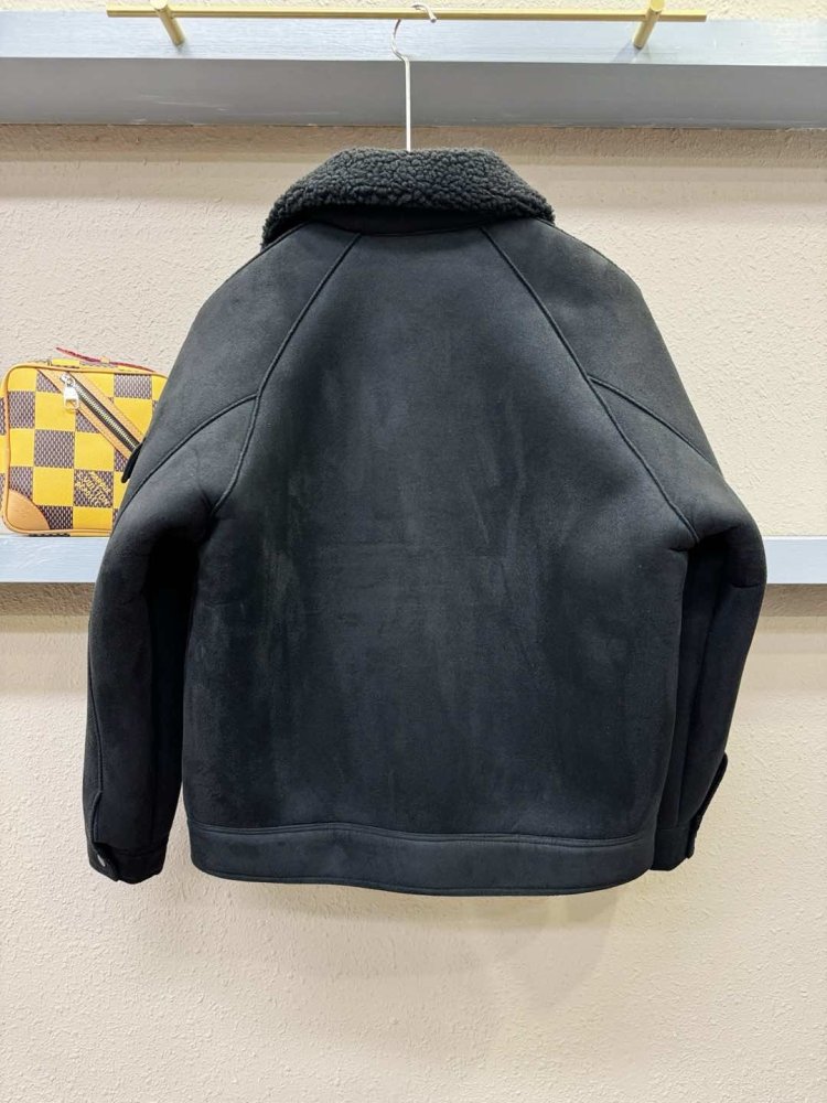 Кожаная мужская дубленка фото 9