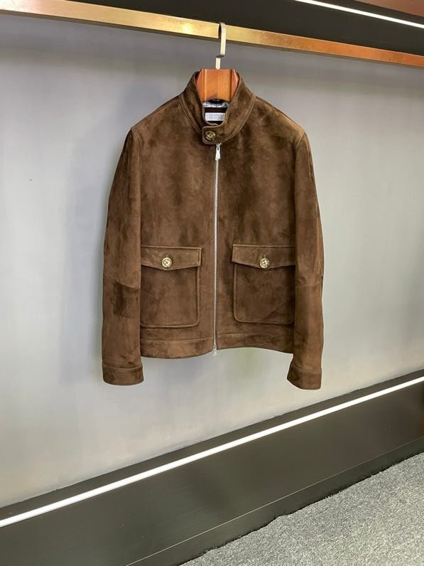 Кожаная мужская куртка