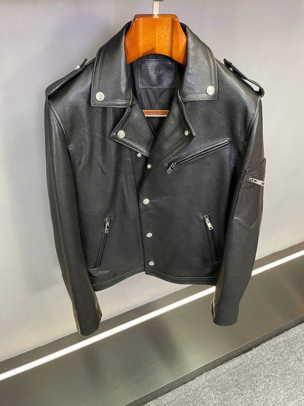 Кожаная мужская куртка фото 2