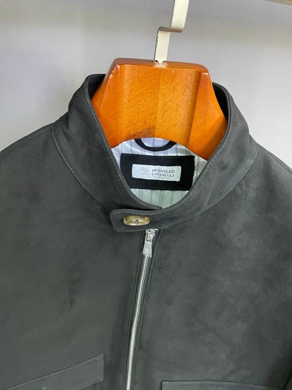 Кожаная мужская куртка фото 3