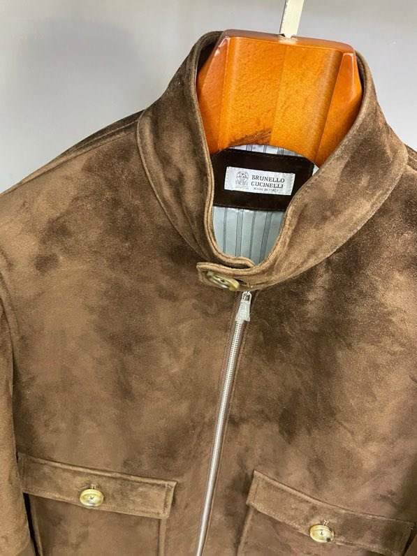 Кожаная мужская куртка фото 3