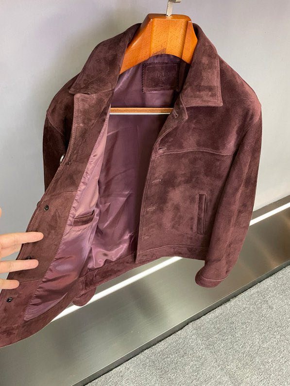 Кожаная мужская куртка фото 4