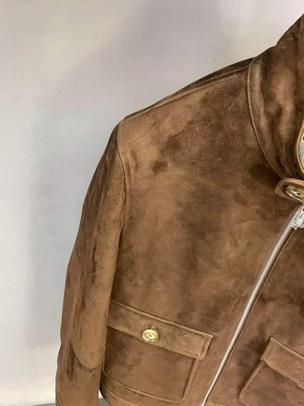 Кожаная мужская куртка фото 4