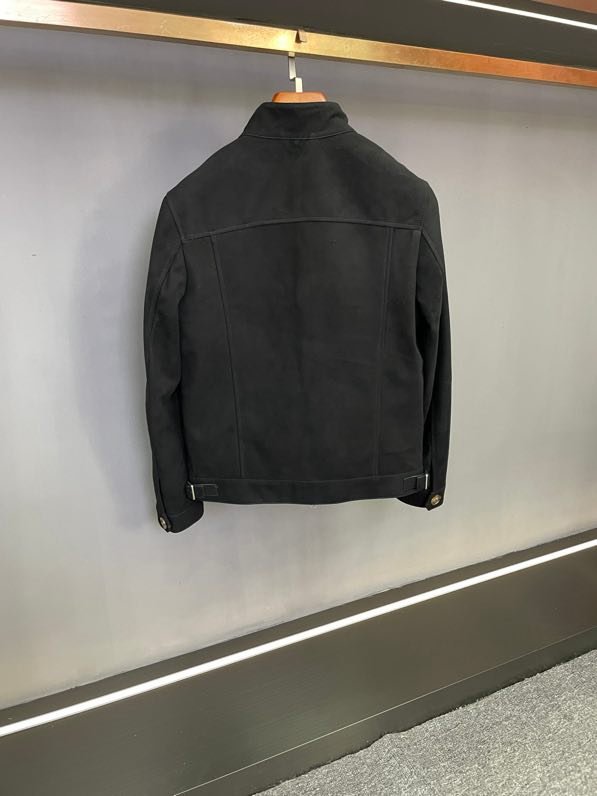 Кожаная мужская куртка фото 5