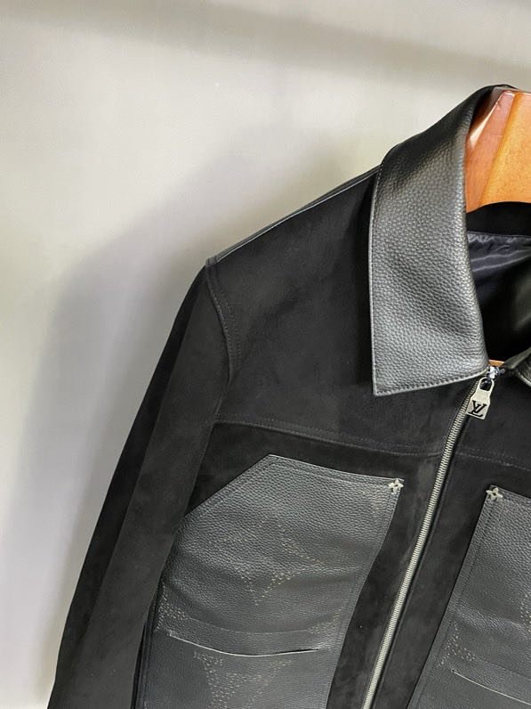 Кожаная мужская куртка фото 6