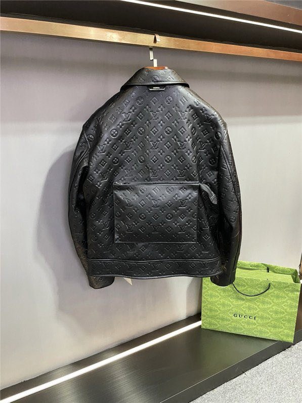 Кожаная мужская куртка фото 6