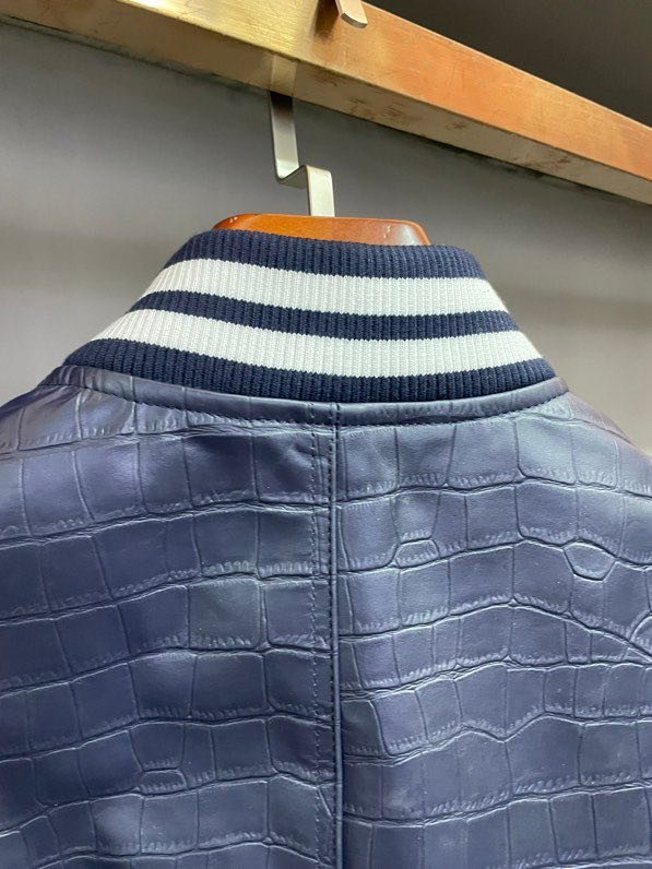 Кожаная мужская куртка фото 6