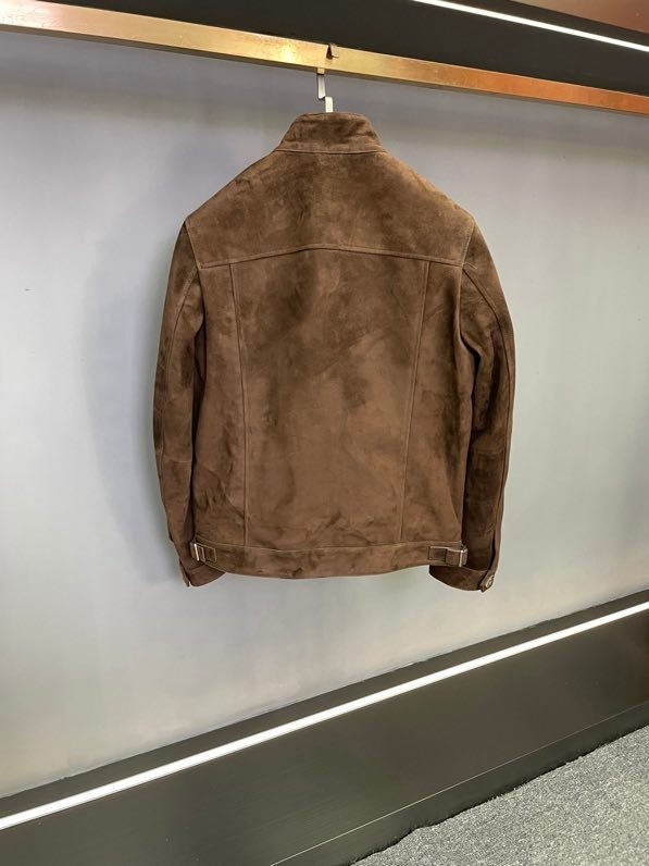 Кожаная мужская куртка фото 7