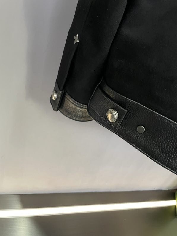 Кожаная мужская куртка фото 8