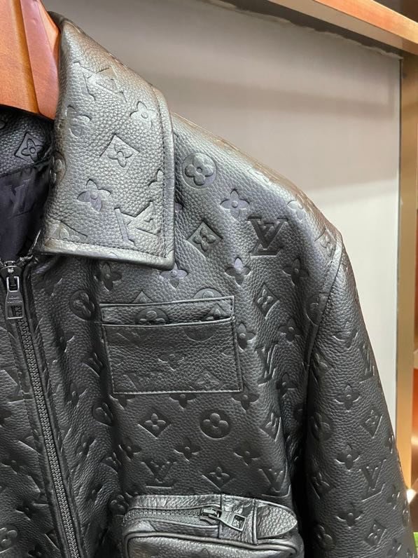 Кожаная мужская куртка фото 9