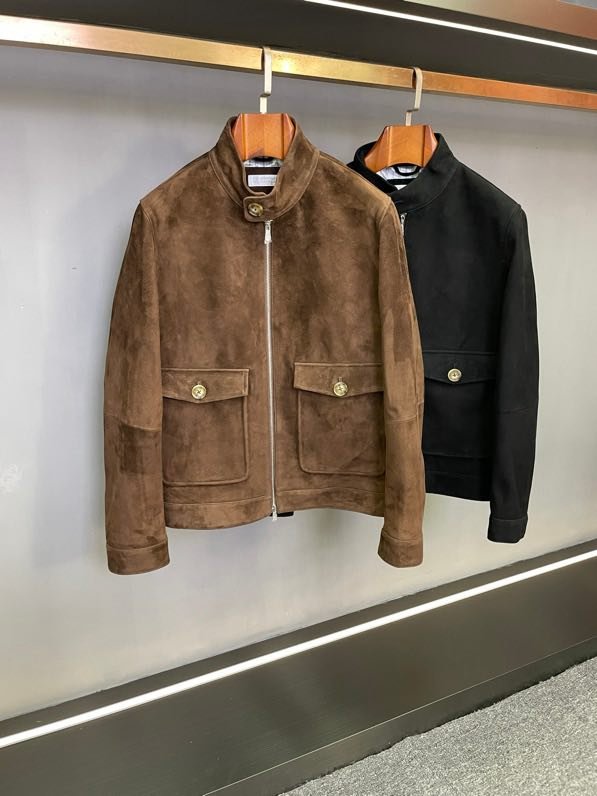 Кожаная мужская куртка фото 9