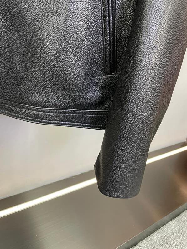 Кожаная мужская куртка фото 9